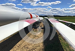 Construction of a new windmill or wind turbine