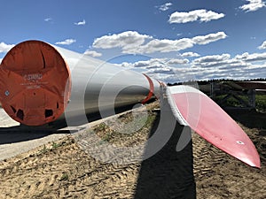 Construction of a new windmill or wind turbine