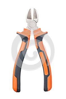 Construction nippers isolated on white