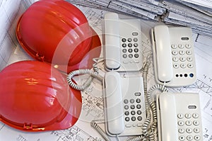 Construction and office objects