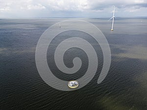 Construction of an offshore windpark