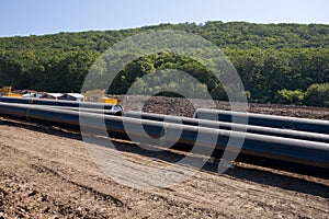 construction oil pipeline