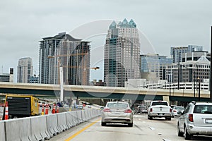 Construction in Orlando, Florida.