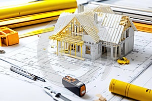 Construction Plan and Model House