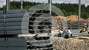Construction of the plant from metal structures .