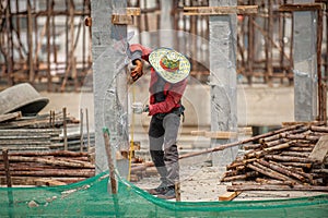 Construction in Progress. Men at Work.