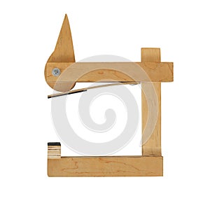 Construction, repair, tools - Hand made wooden cam clamp isolate