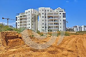 Construction of a residential area.