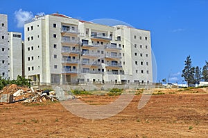 Construction of a residential area.