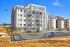 Construction of a residential area.