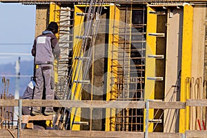 Construction of a residential building