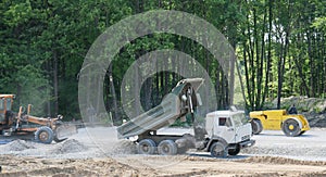 Construction of road