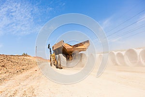 Construction Road Earthworks Truck