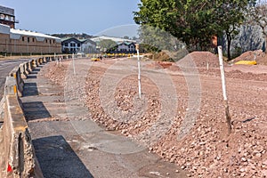 Construction Road Widening Improvements photo