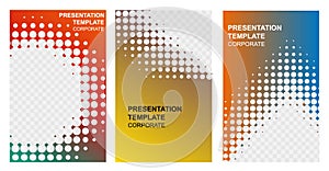 Construction roll up banners design templates set. Vertical banner for event with skyscrapers vector illustration on background