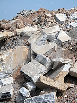 Construction Rubble.