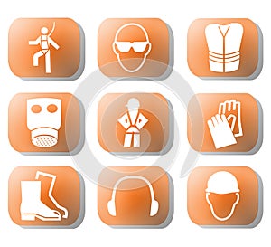 Construction safety symbols