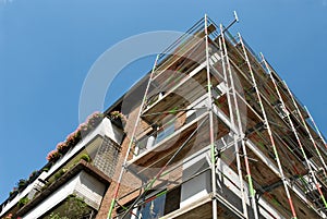 Construction scaffolding