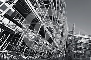 Construction scaffolding