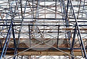 Construction scaffolding