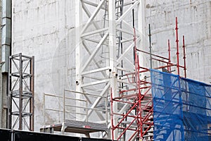 Construction Scaffolding and Safety Cladding