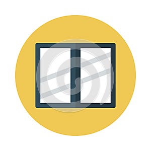 Construction sharing reception  vector flat icon