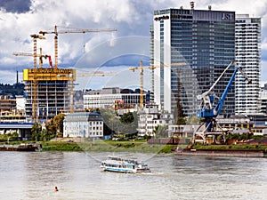 Construction of shopping center