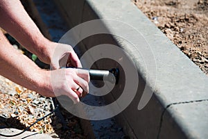 Construction of sidewalks
