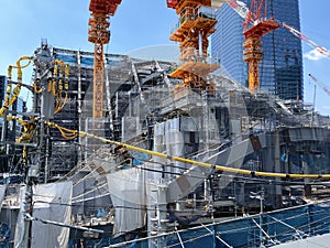 Construction site, Azabudai, Tokyo photo