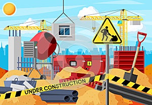 Construction Site Banner