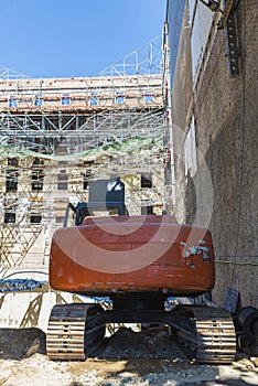 Construction site in Barcelona