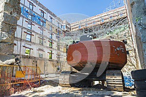 Construction site in Barcelona