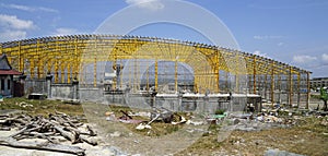 construction site in bokor hills