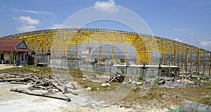 construction site in bokor hills