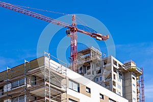 Construction site, building place of new development, Prague, Czech republic