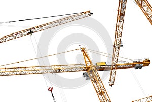 Construction Site with Cranes