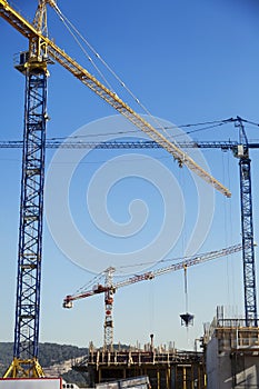 Construction Site Cranes