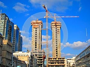 Construction Site Cranes