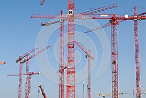 Construction Site with cranes