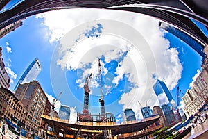 Construction site at ground zero