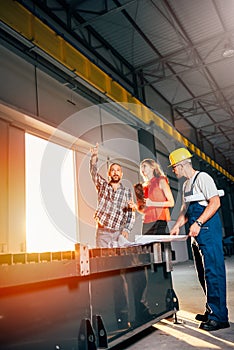 Construction Site Inspector making report