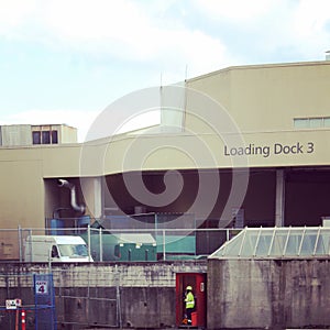 Construction site and loading dock