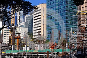 Construction site in Makati