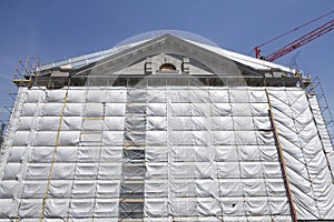 Construction site at Museumsinsel in Berlin