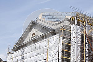 Construction site at Museumsinsel in Berlin