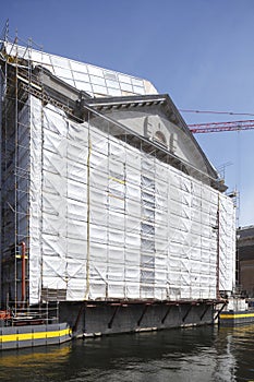 Construction site at Museumsinsel in Berlin