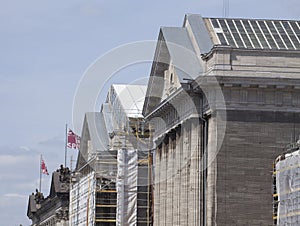 Construction site at Museumsinsel in Berlin