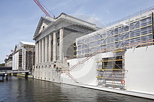 Construction site at Museumsinsel in Berlin