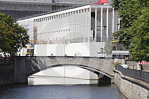 Construction site at Museumsinsel in Berlin
