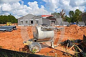 Construction Site for New Commercial Building